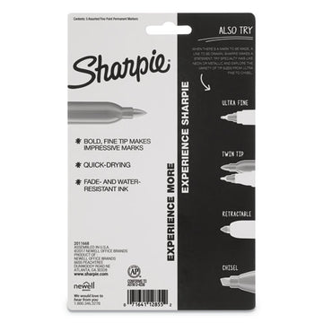 Sharpie® Cosmic Color Permanent Markers, Medium Bullet Tip, Assorted Cosmic Colors, 5-pack freeshipping - TVN Wholesale